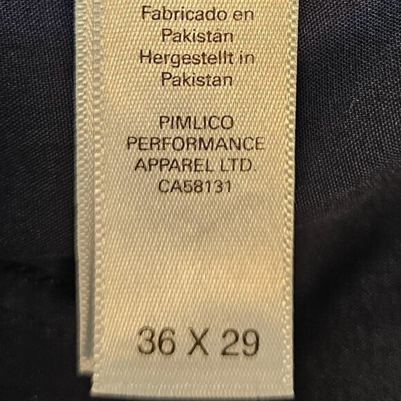 DUER Jogger Pants Mens No Sweat Slim Fit Stretch Breathable 36x29 Navy MNF9B022 - Picture 8 of 16